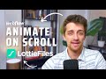 How To Animate On Scroll In Webflow (Lottie File)