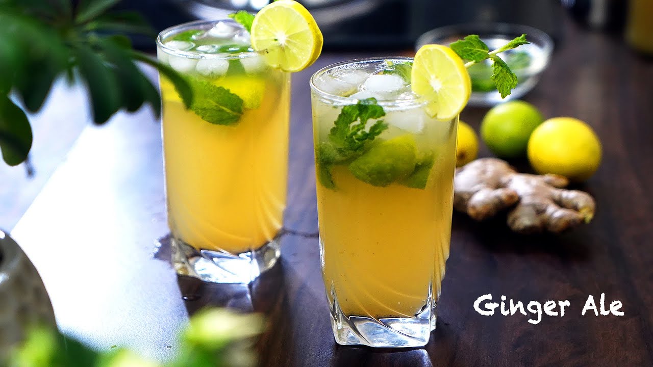 Ginger Ale | Drink Recipe | Home made Ginger Ale Squash | Immunity Booster Drink | Taste Unfold
