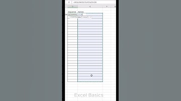 Automate numbering using Sequence and Counta function  #spreadsheets #excel #shorts