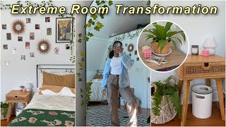 EXTREME bedroom transformation + tour 2022 (pinterest + tik tok inspired)