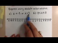 Understanding Absolute Values and Inequalities