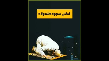 فضل سجود التلاوة ۩