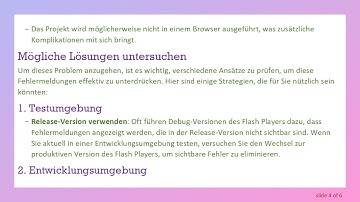 Wie man Fehlermeldungsfenster deaktiviert, wenn externe Filme mit ActionScript 3 geladen werden