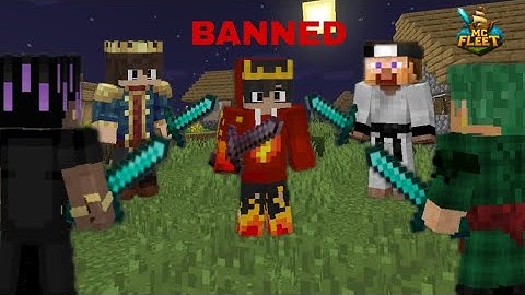 How I am ban from mcfleet lifesteal 😭😭