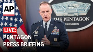 LIVE: Pentagon press briefing