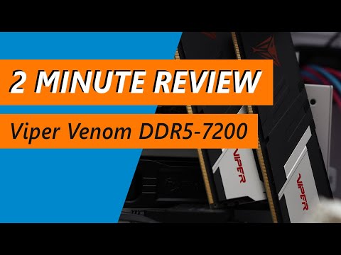 Benchmarking DDR5-7200 vs. 5600 on an i7-13700K - Patriot Viper Venom DDR5-7200 2x16GB Review