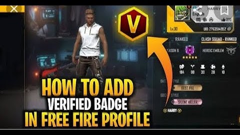 How to get v badge -- garena free fire ||#garenafreefire#bgmi#pubg# freefire