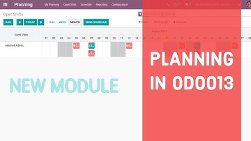 Odoo13 Planning - NEW Module
