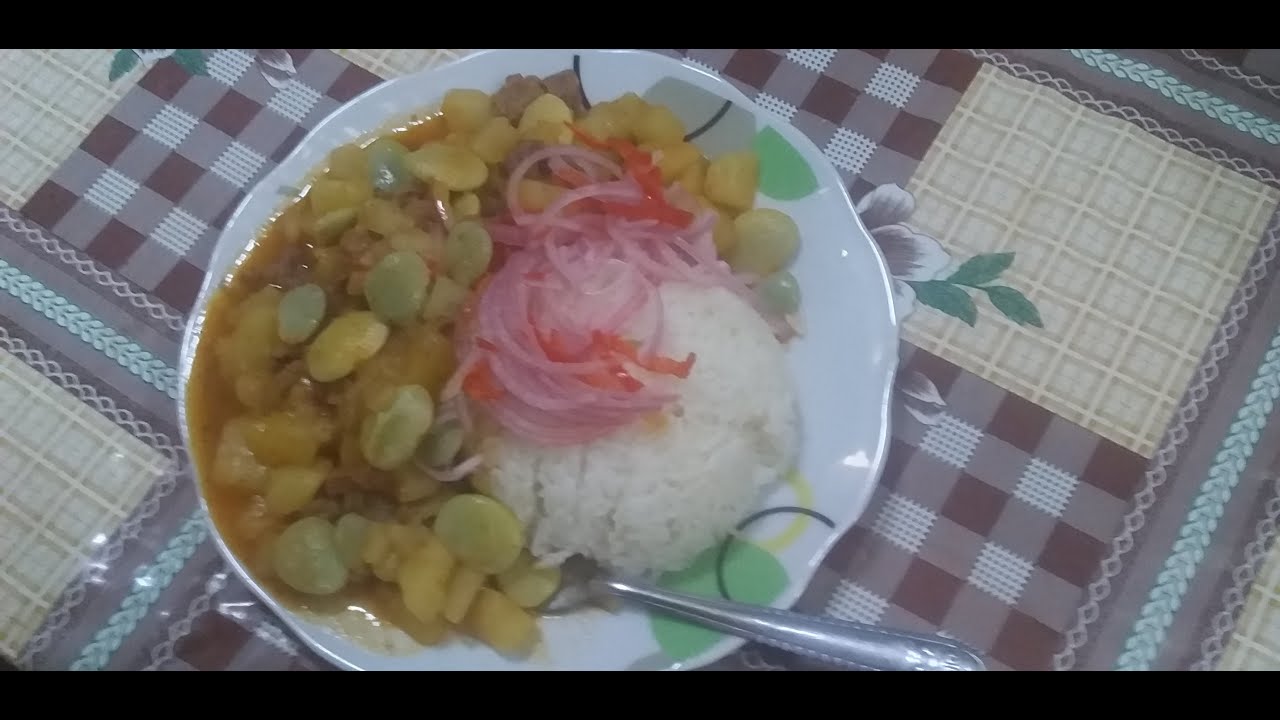 Picante de pallares verdes