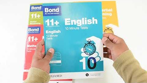 Bond 11+ Quick 10 Minute Tests (Maths, English, Verbal, Non Verbal Reasoning)