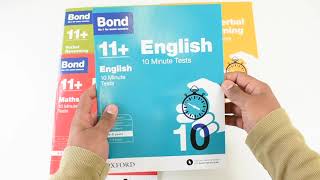 Bond 11  Quick 10 Minute Tests (Maths, English, Verbal, Non Verbal Reasoning)