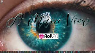 025 Roll20 Macro: Initiative (DM)