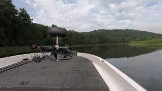 Running into Town Creek on Lake Guntersville