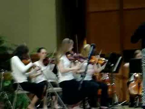 Rainier Christian High School Orchastra performing