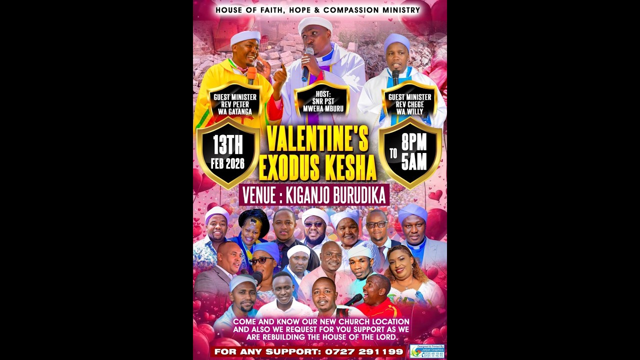 VALENTINE'S EXODUS KESHA KWA PST MWEHA