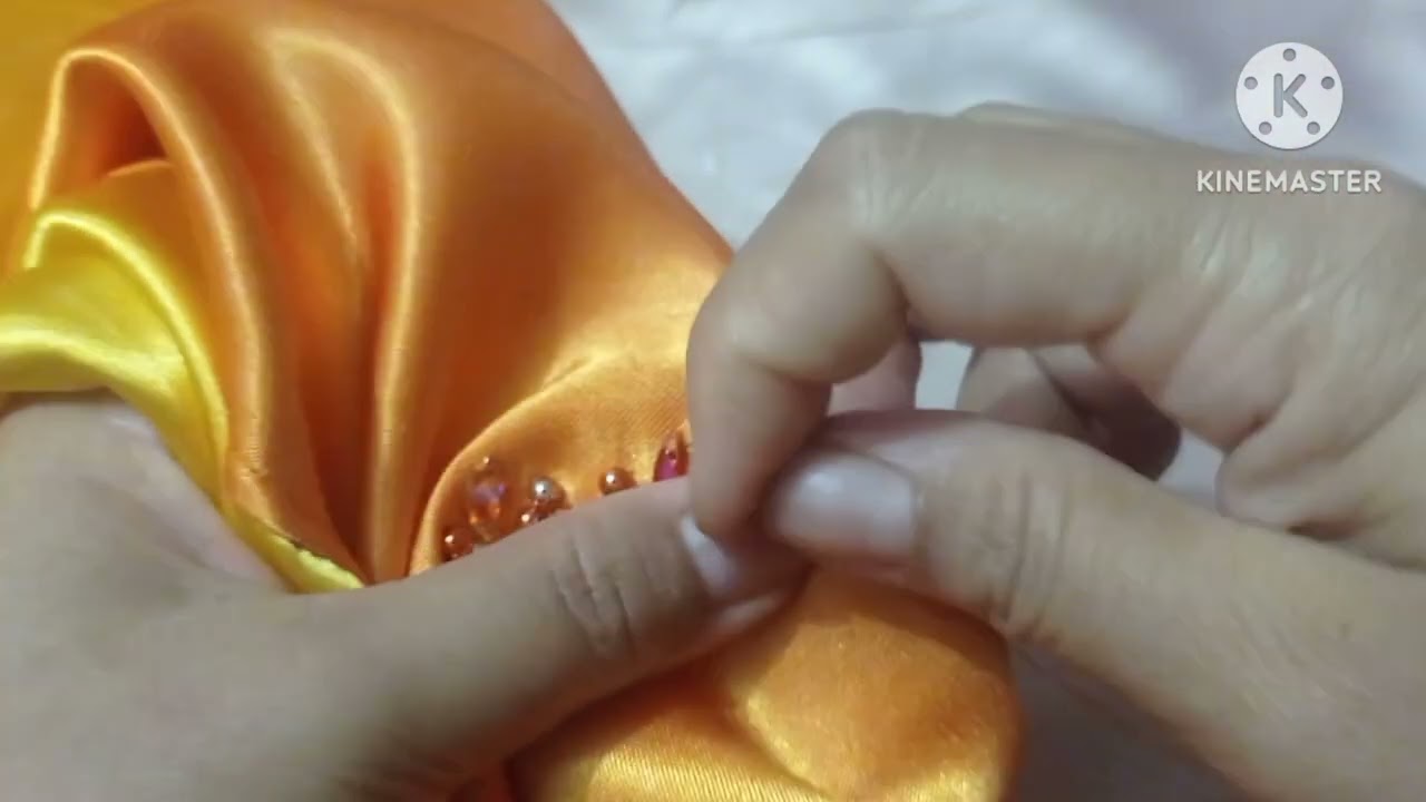 Teknik Pasang Payet Pada Pinggang Dengan Susunan Yang Sangat Mudah dan Rapi