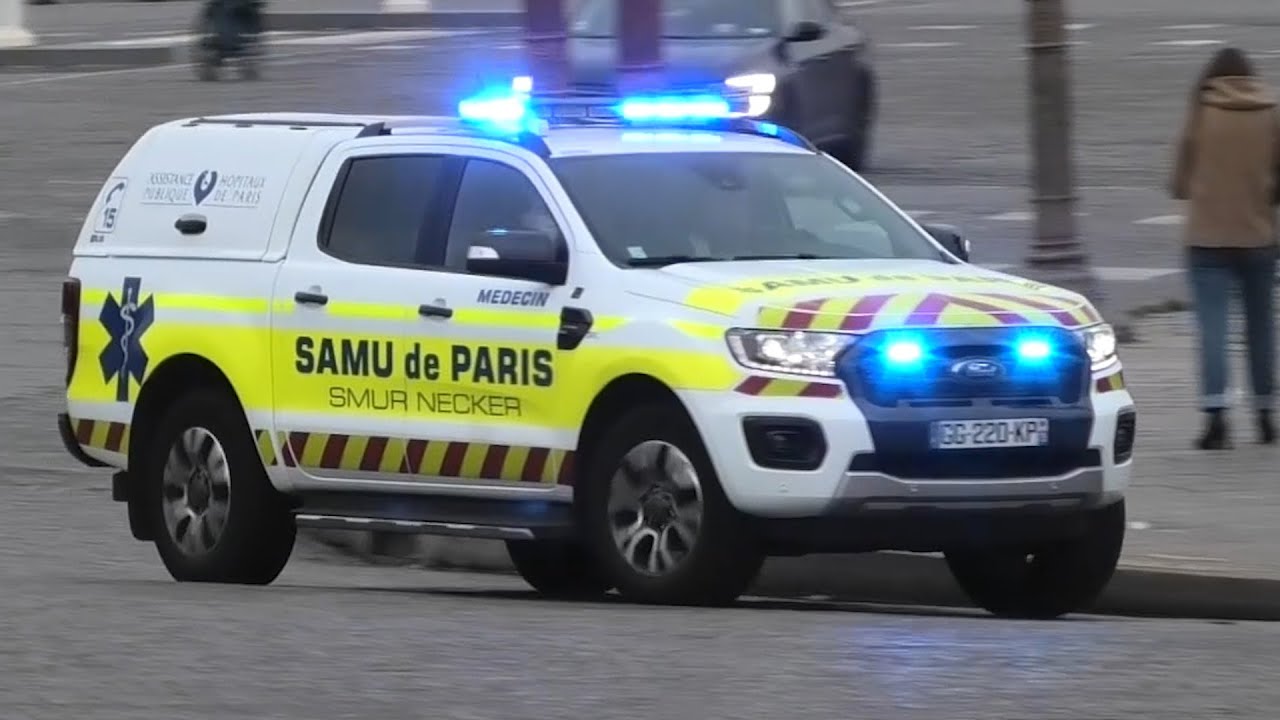 COMPILATION de  véhicules exploités par les SAMU d'Ile de France