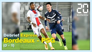 Ligue 1  : Le débrief express de Bordeaux-PSG (0-1)