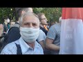 "Мне не страшно". Предвыборный протест в Минске