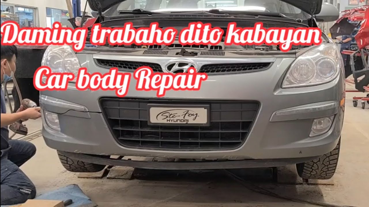 Repairing a Car Body damaged | Car Dent Repair ( tutorials & tips - YouTube