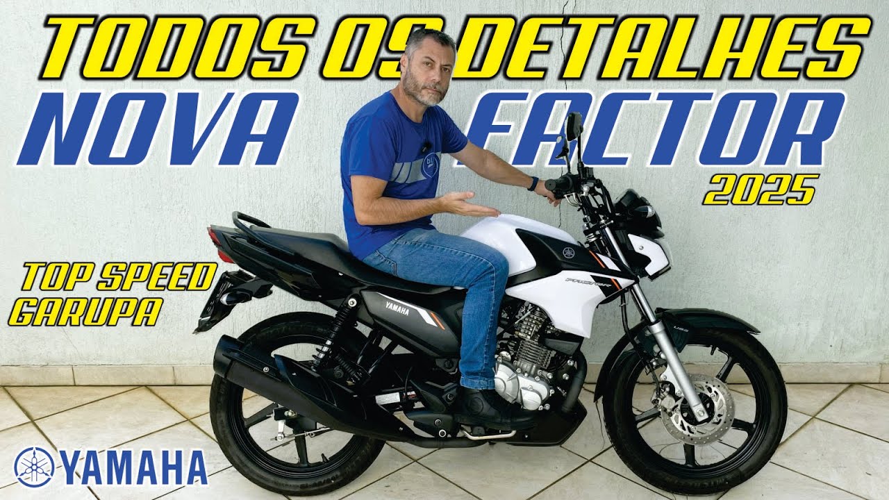 Nova Yamaha Factor 2025 Em Detalhes #yamaha #factor150 #topspeed