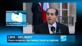 LIBYA: France becomes first country to recognise Libyan rebels, to send envoy