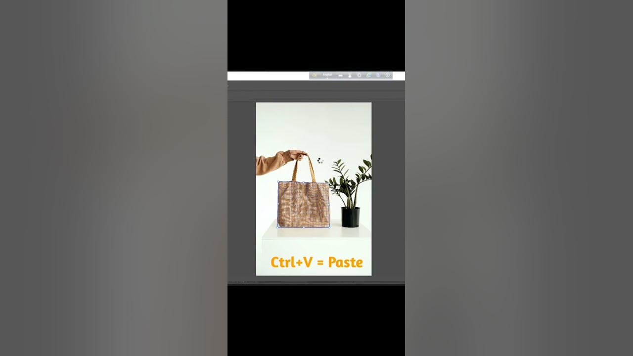 Bag mockup| Vanishing point Photoshop tutorial #youtubeshorts #shorts_ #bag #mockup