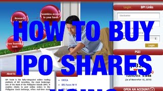 HOW TO BUY IPO SHARES USING BPITRADE (FRUITAS IPO)