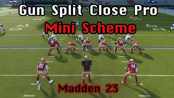*BEAT ANY COVERAGE* Gun Split Close Pro Mini Scheme | Madden 23 Tips & Tricks