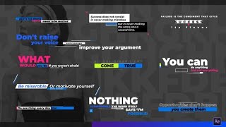 Corporate AE Templates: Creative and Modern Layout Text