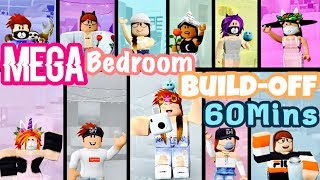 MEGA Bedroom Build-Off 60 MINUTES! Panda V.s. 10 FANS!