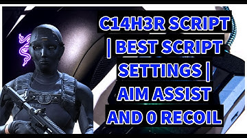 BEST C14H3R (CIPHER) SCRIPT SETTINGS & VALUES | BEST CRONUS SCRIPT | WARZONE | AIM ABUSE | 0 RFCOIL