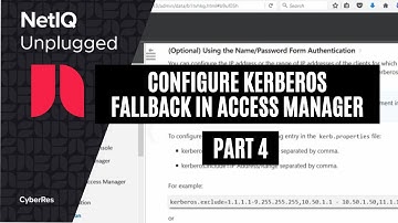 #HowTo Configure Kerberos Fallback in Access Manager (part 4)