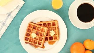 Fluffy and Delicious Homemade Waffles