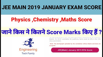JEE Main 2019 January Exam NTA Score Release| How To Check Score🤔🤔