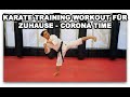 Karate Training Workout für Zuhause