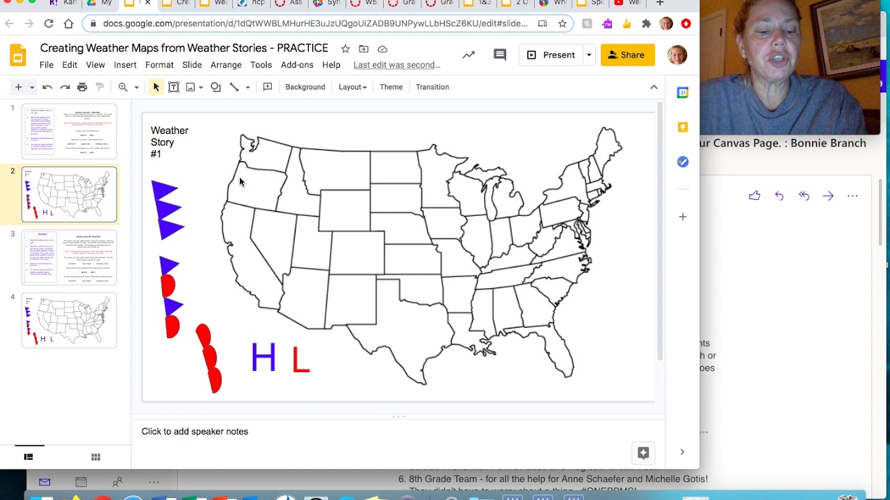 making weather map symbols - YouTube