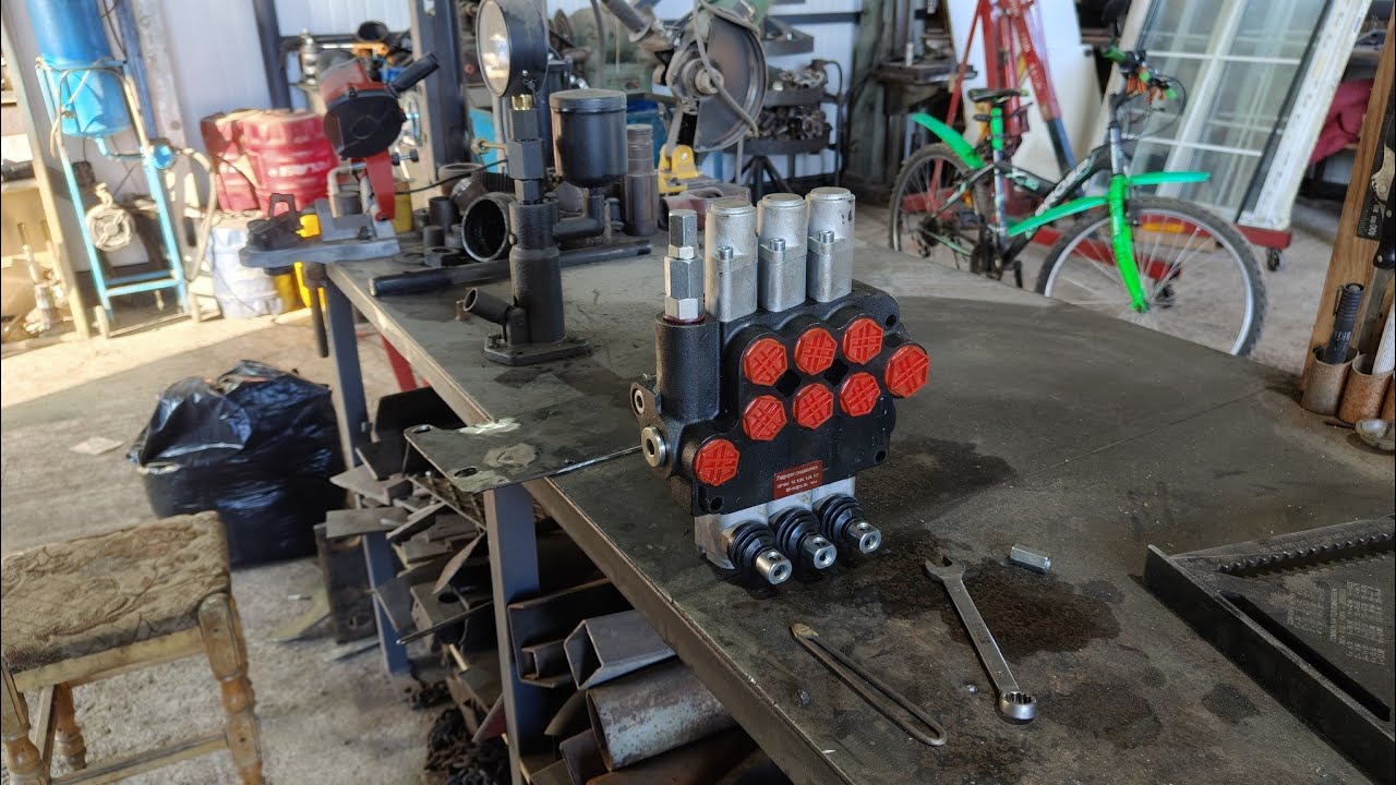 МТЗ 10.25 ремонт гидравлики замена распределителя