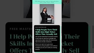 Finally turning everyone’s favorite website into a masterclass/webinar funnel template for coaches.