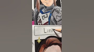 Drawing Link from Zelda: Breath of the Wild