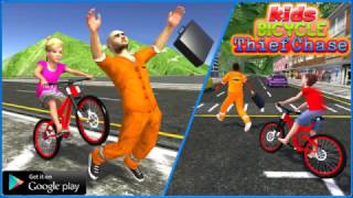 Kids Bibycle Thief  Chase 3D GAME screenshot 5