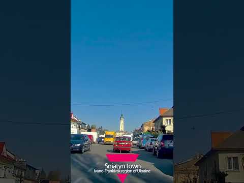 The small and beautiful town of Sniatyn. Ivano-Frankivsk region of Ukraine / Virtual Travel Films