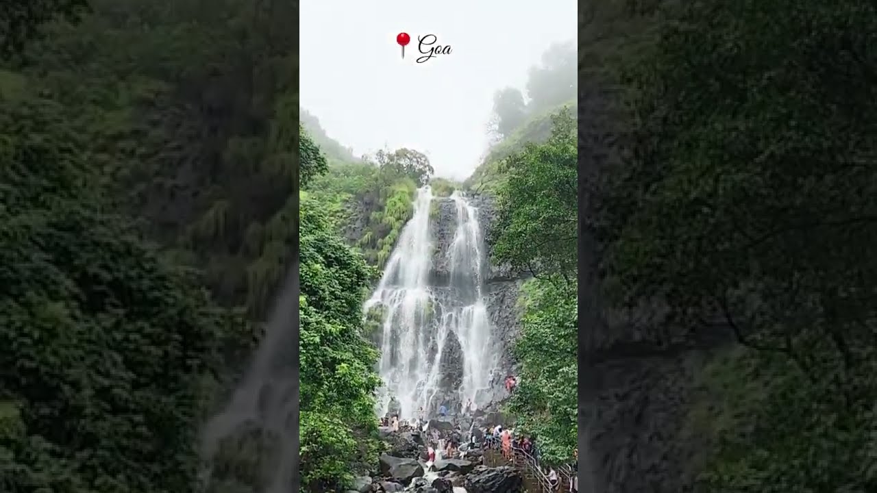 Look at this nature's beauty near GOA, Amboli waterfalls