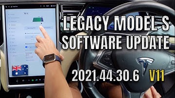 TESLA LEGACY MODEL S SOFTWARE UPDATE 2021.44.30.6 | V11 AUTOPILOT TEST