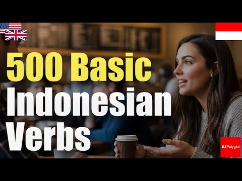 500 Basic Indonesian Verbs Passive listening Must-Know with hiragana