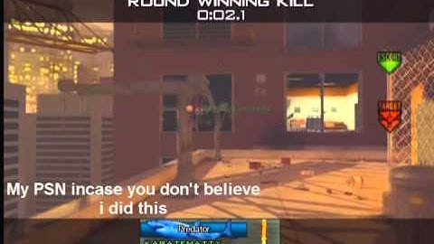 Modern Warfare 2 Crazy Round-Ending Kill!