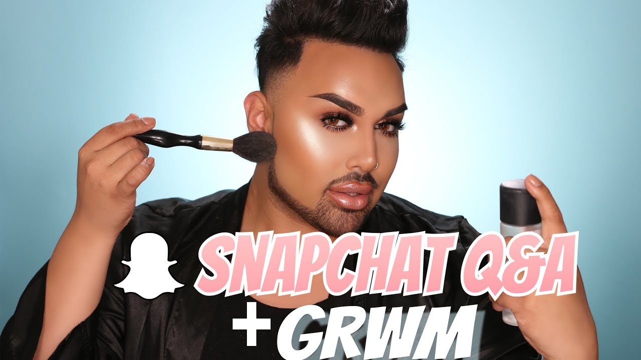 Snapchat QA GRWM Mac Daddyy Angel Merino YouTube