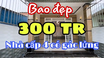 NHÀ CẤP 4 GÁC LỬNG ĐẸP CHỈ 300 TRIỆU - MẪU NHÀ CẤP 4 CÓ GÁC LỬNG ĐẸP RẺ NHẤT
