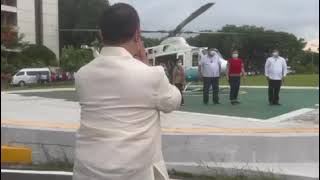 Sara Duterte arrives at the Batasan Pambansa for her proclamation as Vice-President Elect