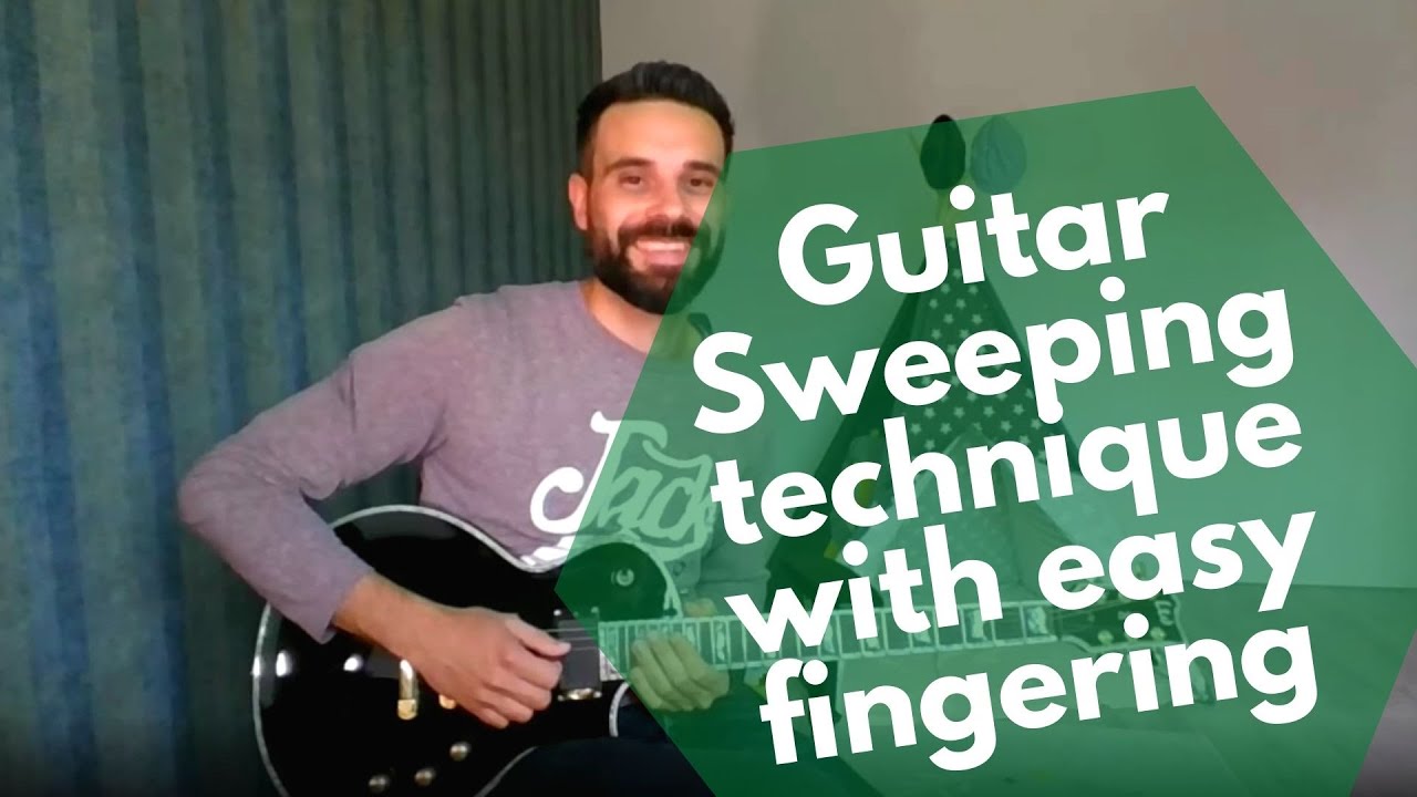 Guitar Sweep Technique with Easy Fingering YouTube